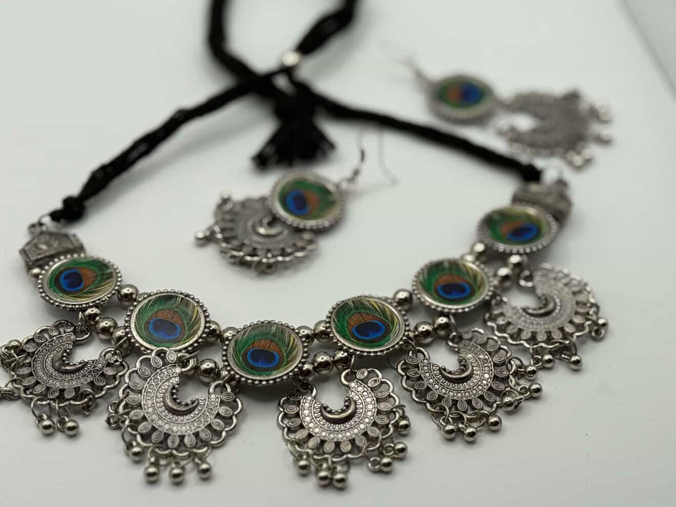 German Peacock Virsa Jewelry Set - Glam Studio By Annie Usman