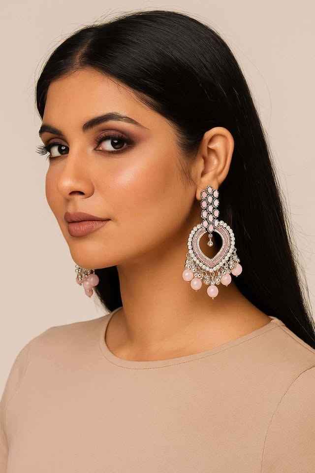 Lalima Drops Earrings – Elegant Traditional & Festive Jewelry