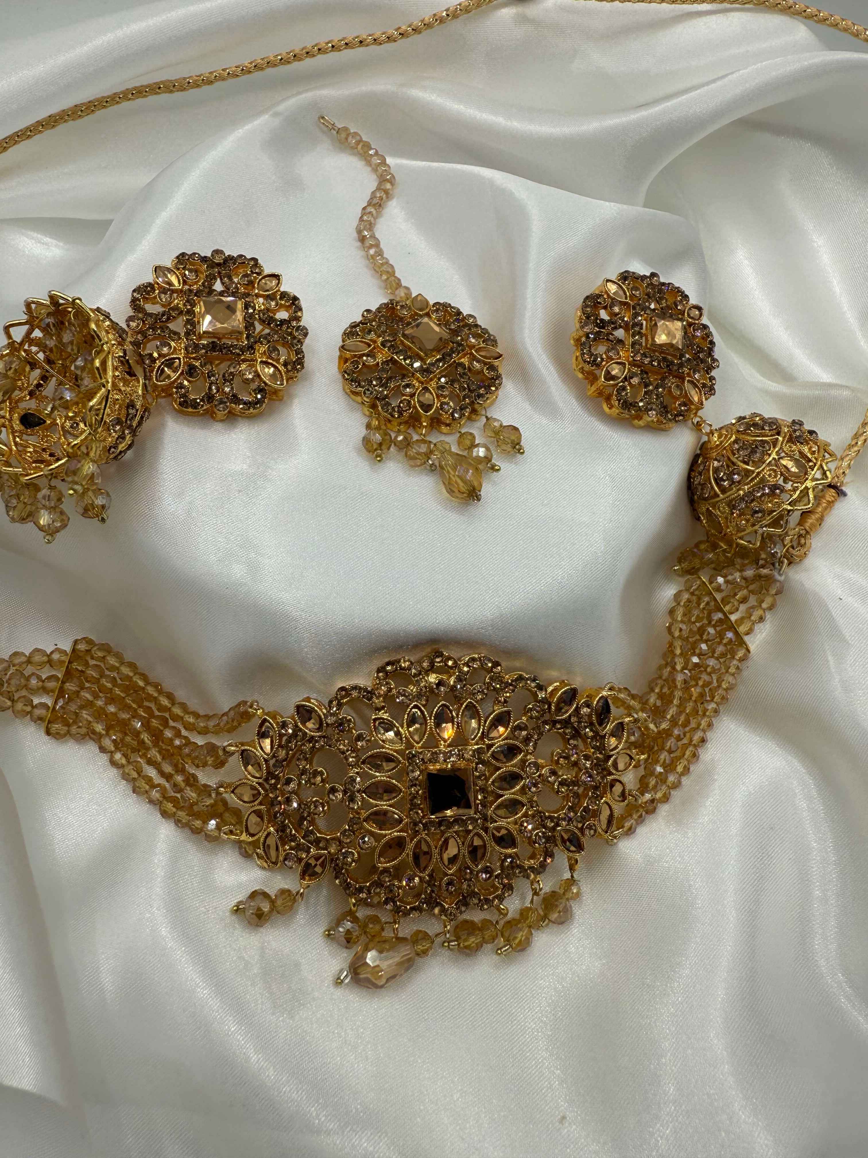 Noor-e-Rang Jewelry Set JS 203 Elegant Bridal Jewelry