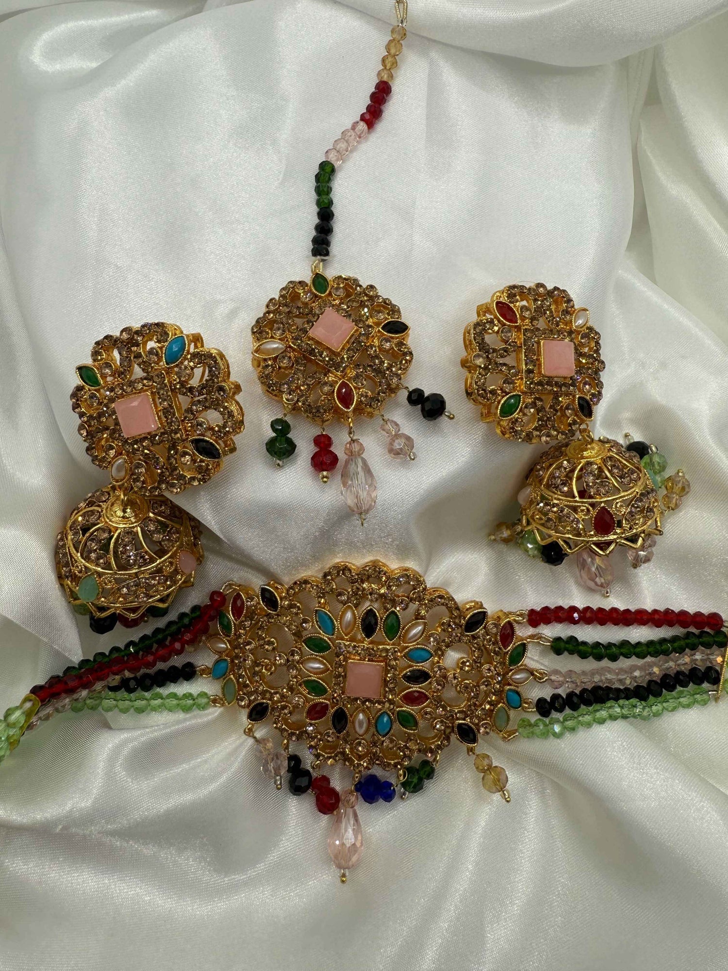 Noor-e-Rang Jewelry Set JS 203  Elegant Bridal Jewelry