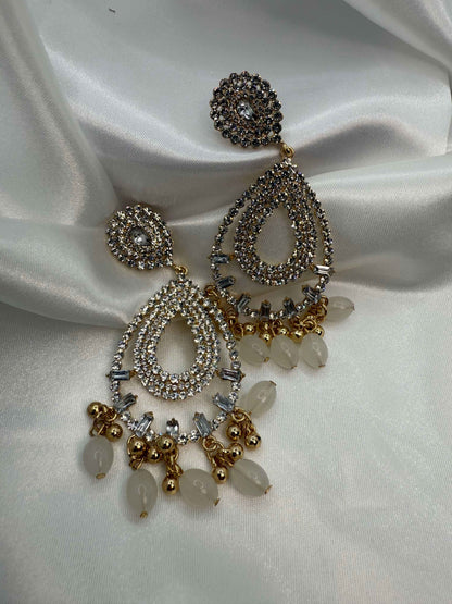 Glamorous Teardrop Earrings for Weddings | ER 107