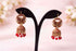 Meher traditional jhumka earrings| kundan style