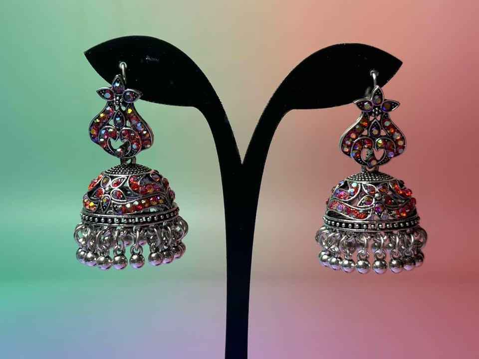 Noor-e-Rang Antique Jhumka Earrings |JH01