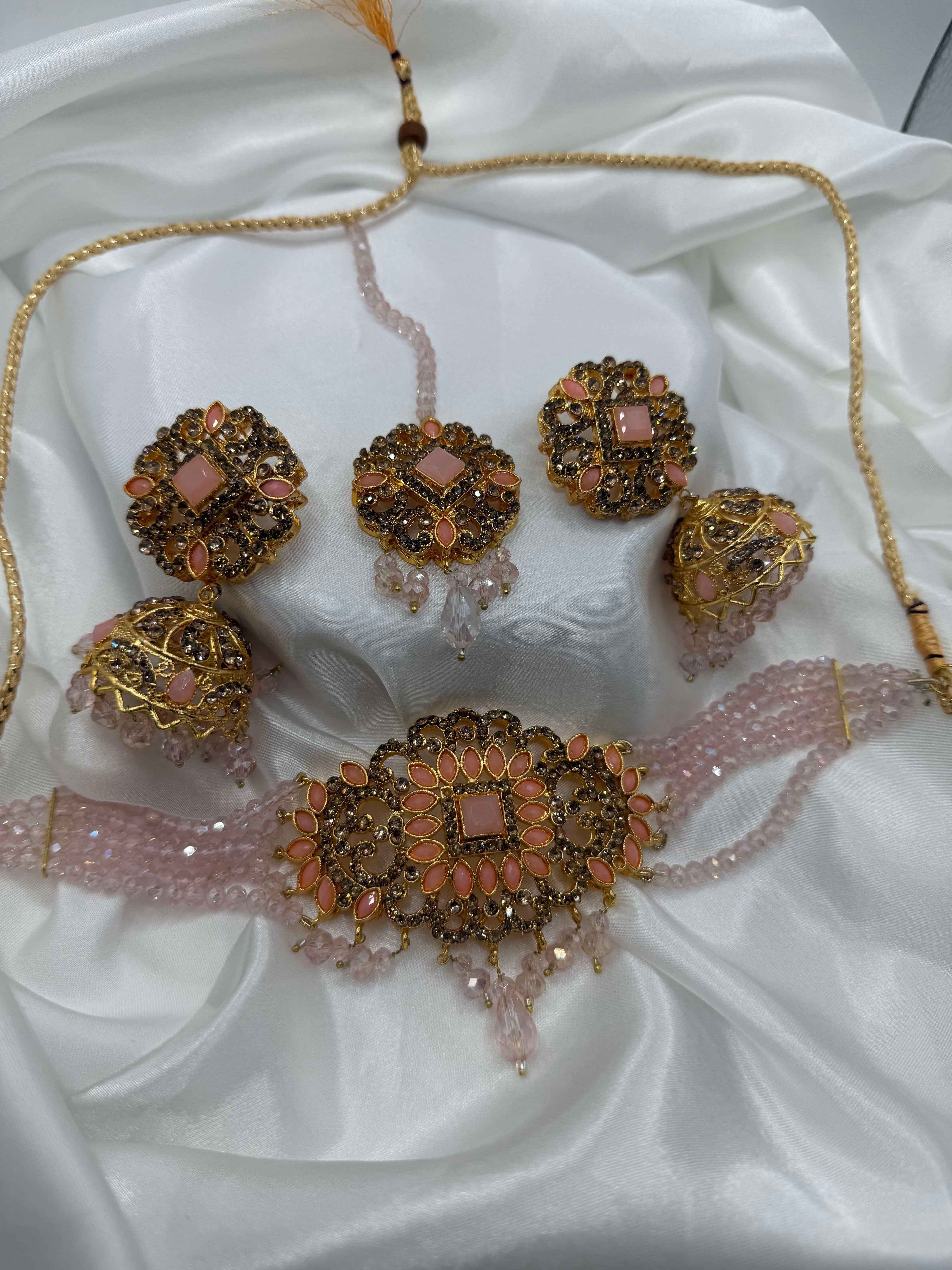 Noor-e-Rang Jewelry Set JS 203  Elegant Bridal Jewelry