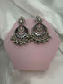 Crescent Stone Stud Earrings | ER 108