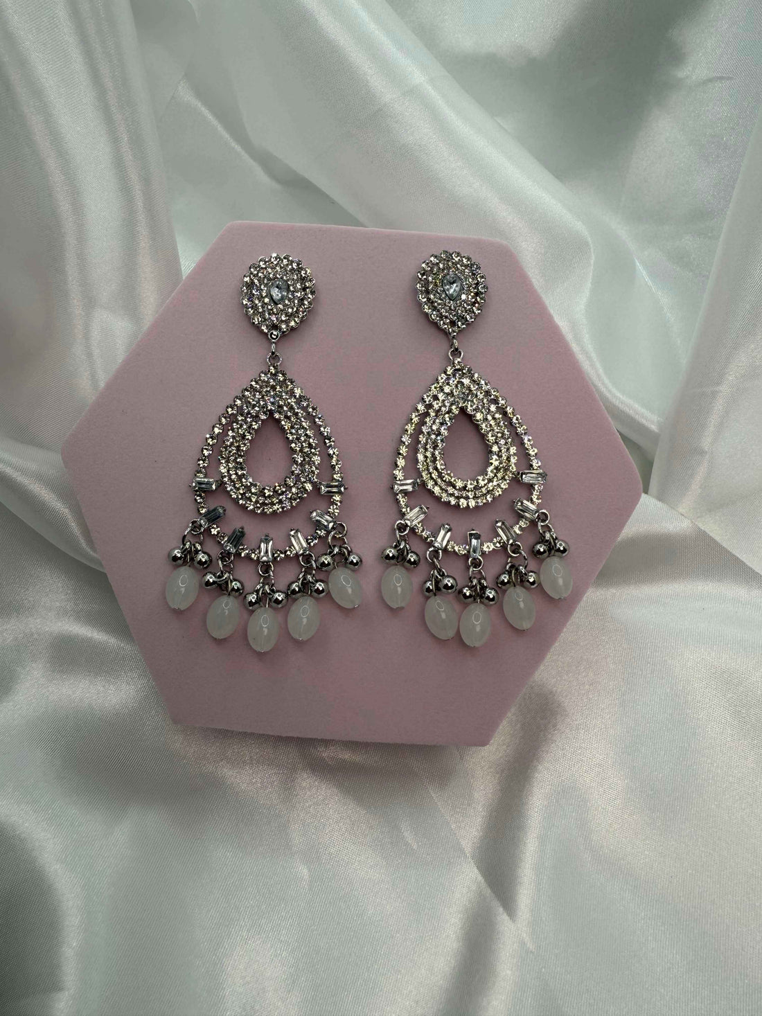 Glamorous Teardrop Earrings for Weddings | ER 107