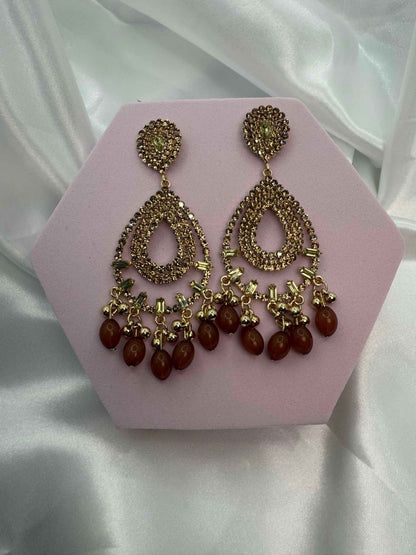 Glamorous Teardrop Earrings for Weddings | ER 107